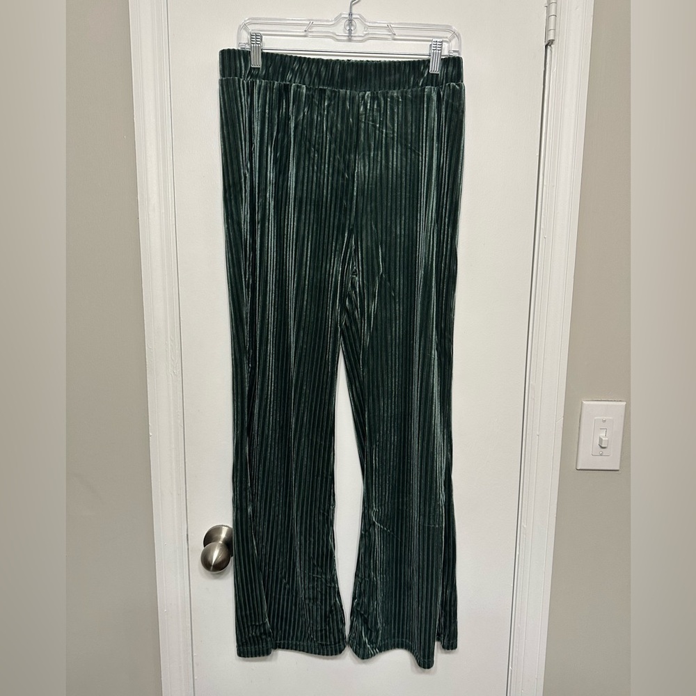 NWT Women’s Green Velvet Pants